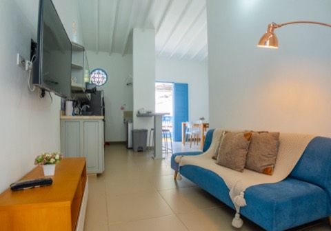 Sala con Smart TV del Azulado 21